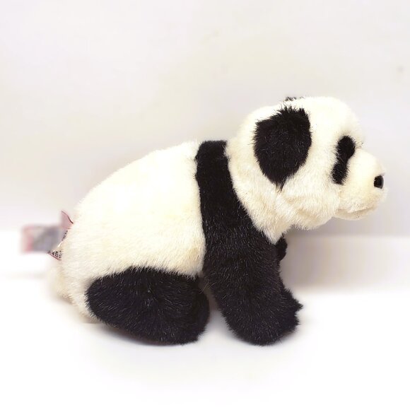 Gund WWF 8" Panda Bear Stuffed Animal Plush World Wildlife Fund 5052 Vintage - Picture 2 of 8